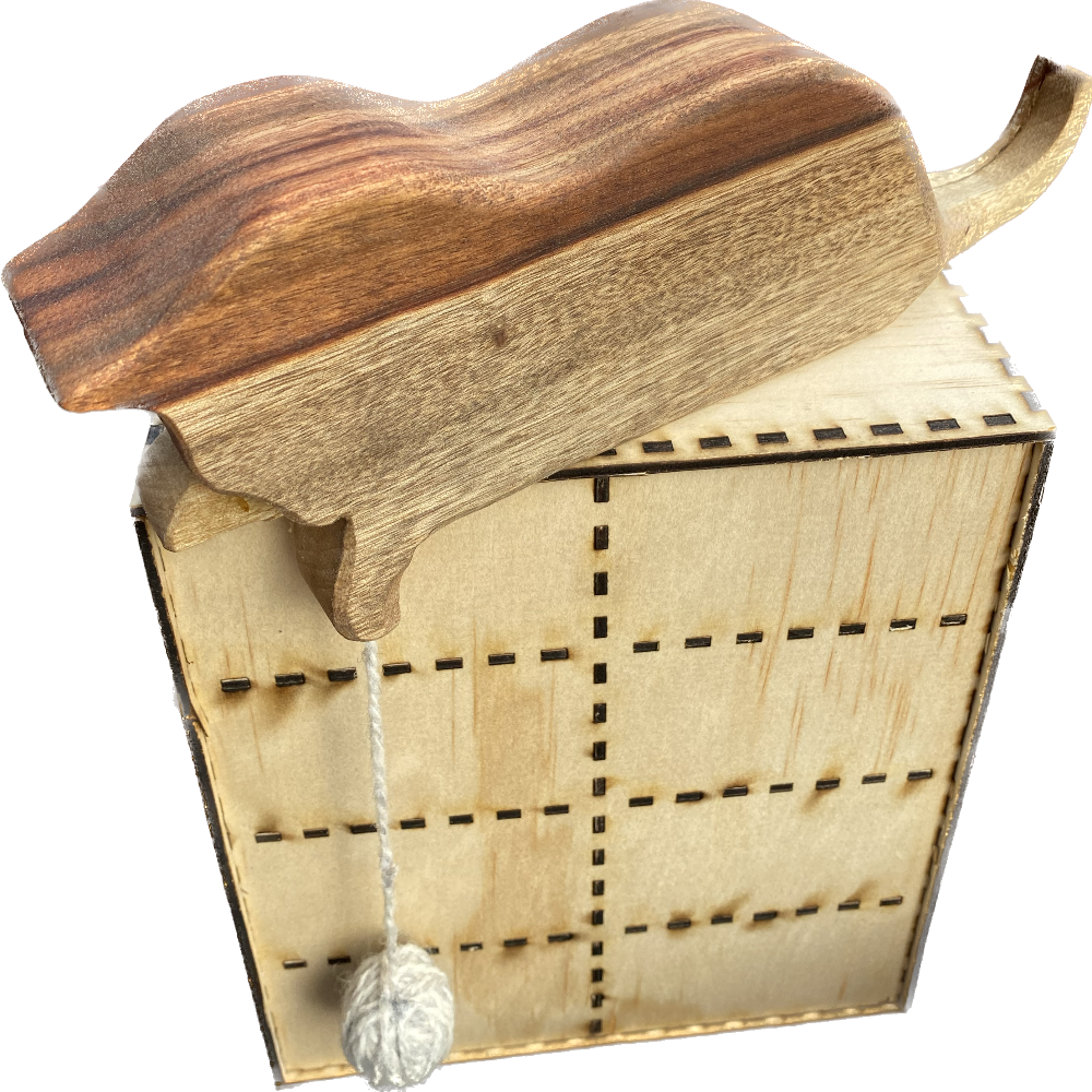 Wooden Shelf Cat