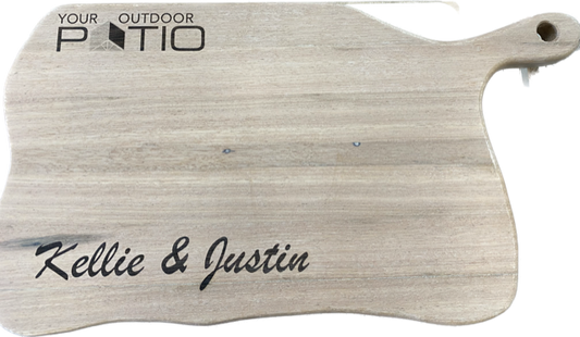 Custom serving board - Client Gift