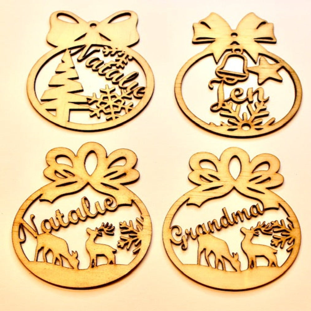 Christmas Baubles - personalised